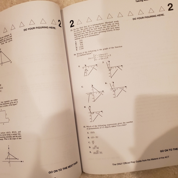 Official ACT prep book - Picture 3 of 3